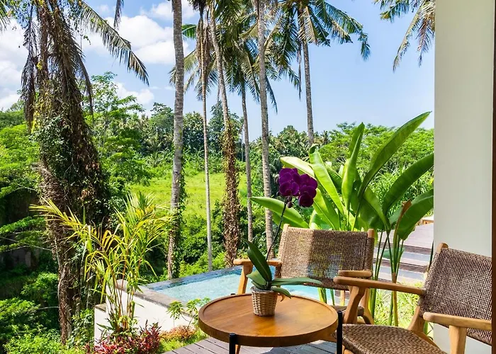فندق مبيت وإفطار Eveuss Villa A Riverside Haven In Ubud أوبود