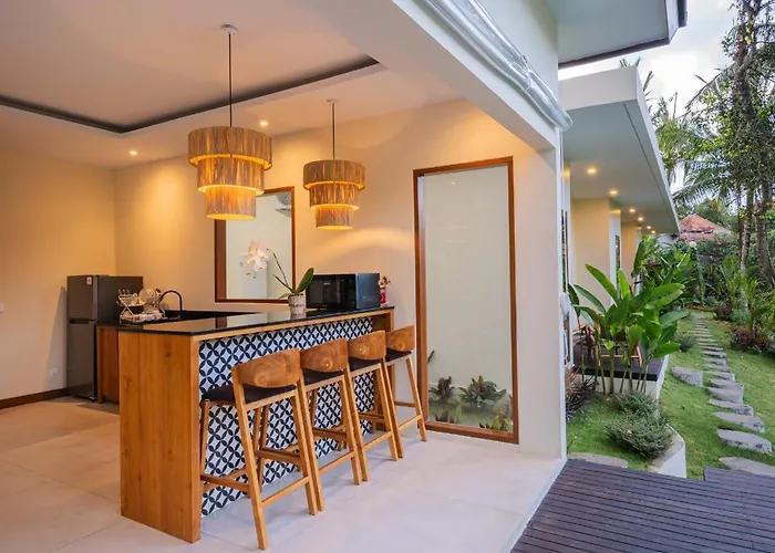فندق مبيت وإفطار Eveuss Villa A Riverside Haven In Ubud 3*