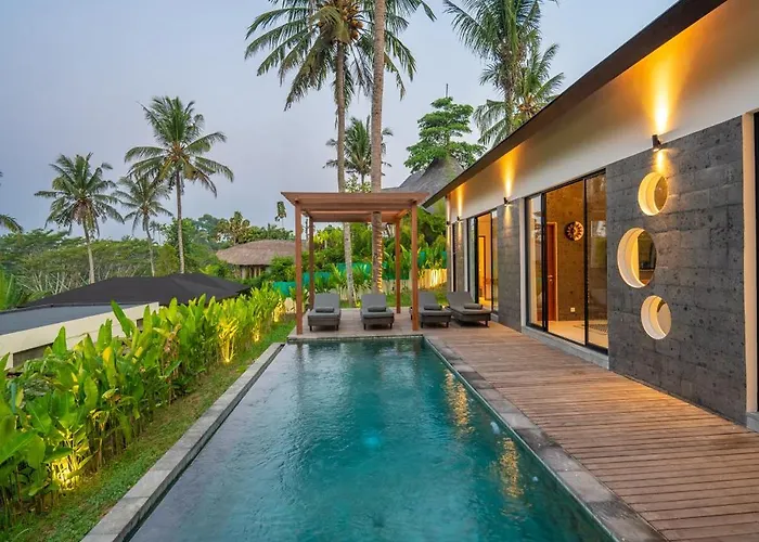 Eveuss A Riverside Haven In Frühstückspension Ubud